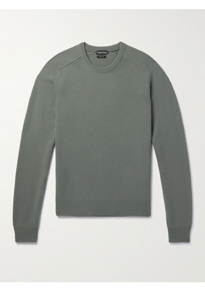 TOM FORD - Slim-Fit Cashmere Sweater - Men - Green - IT 44