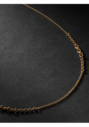 Foundrae - Small Belcher Gold Chain Necklace - Men - Gold