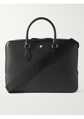 Montblanc - Meisterstück 4810 Textured-Leather Briefcase - Men - Black