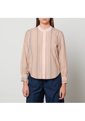 See By Chloe Women's Multicolor Striped Poplin Shirt - Multicolor Beige 1 - EU 36/UK 8