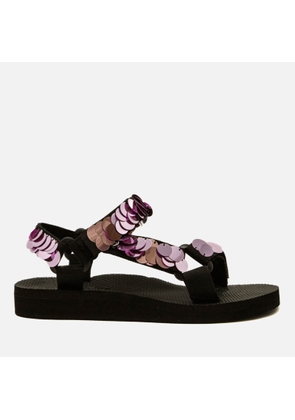 Arizona Love Trekky Sequin Embellished Webbing Sandals - UK 5