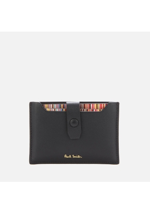 PS Paul Smith Men's Pull Out Signature Stripe Wallet - Black