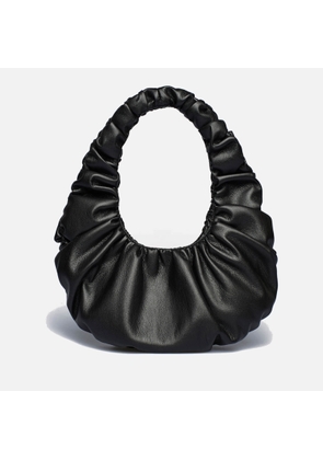 Nanushka Mini Anja Ruched Faux Leather Bag