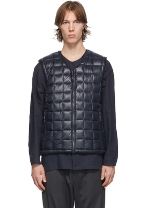 TAION Reversible Navy & Black Zip Vest
