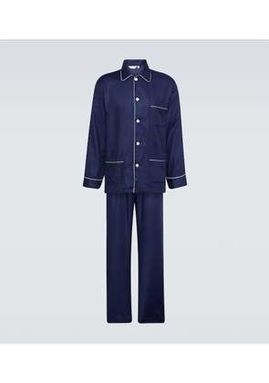 Derek Rose Lombard 6 cotton jacquard pyjamas