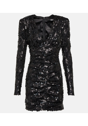 Rotate Sequined wrap dress