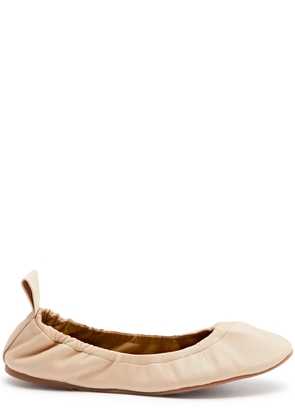 Atp Atelier Teano Leather Ballet Flats - Off White - 6