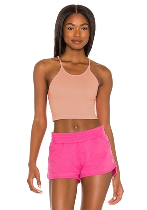 Free People X FP Movement Cropped Run Tank in Pink. Size XS/S.