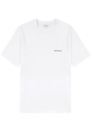 Norse Projects Johannes Logo Cotton T-shirt - White - XL