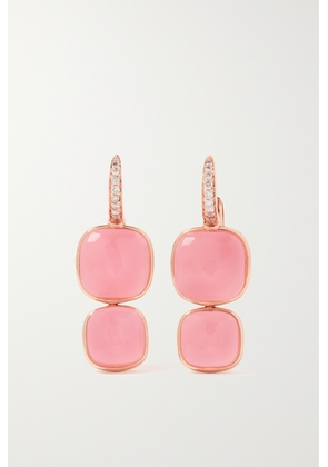 Pomellato - Nudo 18-karat Rose Gold Multi-stone Earrings - One size