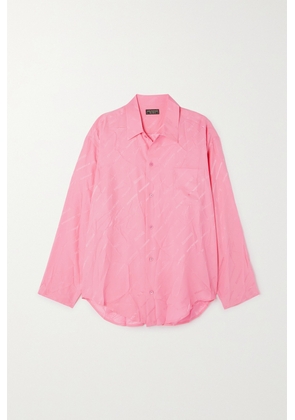 Balenciaga - Cotton-jacquard Shirt - Pink - FR34,FR36,FR38,FR40