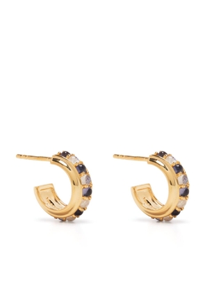 Missoma gold-plated vermeil cabochon earrings