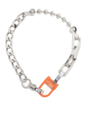 Heron Preston chain-link choker necklace - Silver
