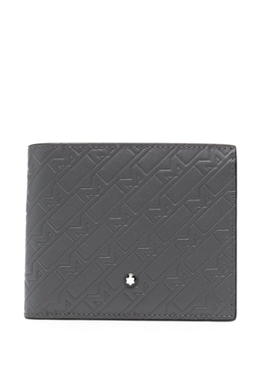 Montblanc monogram-debossed leather wallet - Grey