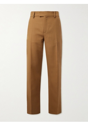 Séfr - Straight-Leg Drill Suit Trousers - Men - Brown - S