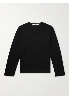 Séfr - Uneven Cotton-Jersey T-Shirt - Men - Black - S