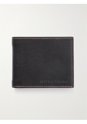 Brunello Cucinelli - Full-Grain Leather Billfold Wallet - Men - Black