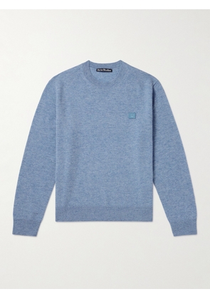 Acne Studios - Kalon Logo-Appliquéd Wool Sweater - Men - Blue - XS