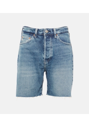 AG Jeans High-rise denim shorts