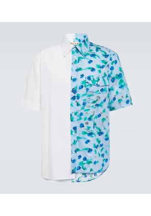 Marni Floral cotton bowling shirt