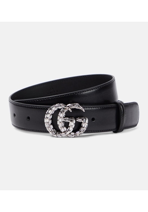 Gucci GG Marmont embellished leather belt