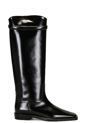 Toteme The Riding Boot in Black - Black. Size 36 (also in 35, 40, 41).