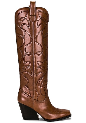 Stella McCartney Cowboy Cloudy Boots in Brandy - Brown. Size 37 (also in ).