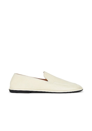 The Row Canal Loafer in Ghost - Cream. Size 40 (also in 41).