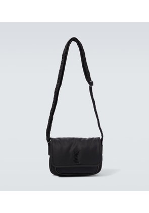 Saint Laurent Niki Small leather-trimmed messenger bag