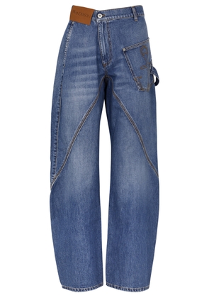JW Anderson Twisted Wide-leg Jeans - Light Blue - 26 (W26 / UK8 / S)