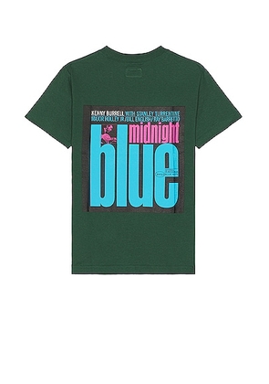 WACKO MARIA Blue Note T-shirt in Green - Green. Size L (also in M, S, XL/1X, XXL/2X).