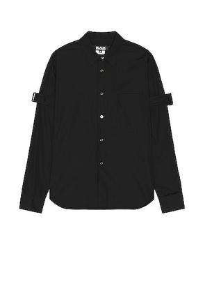 COMME des GARCONS BLACK Shirt in Black - Black. Size L (also in S).
