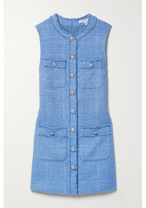 Veronica Beard - Laurel Cotton-blend Tweed Mini Dress - Blue - US2,US4,US6
