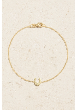 Jennifer Meyer - Mini Horseshoe 18-karat Gold Diamond Bracelet - One size
