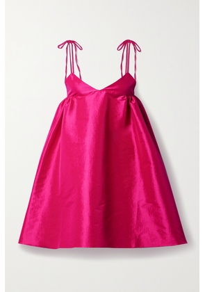 Kika Vargas - + Net Sustain Missy Taffeta Mini Dress - Pink - xx small,x small,small,medium,large,x large