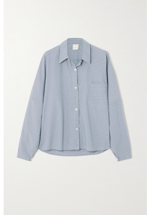 Deiji Studios - Checked Organic Cotton-poplin Shirt - Blue - x small,small,medium,large,x large