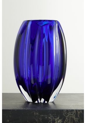 Yali Glass - The Fiori Uovo Glass Vase - Blue - One size