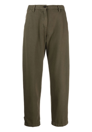 Massimo Alba mid-rise straight trousers - Green