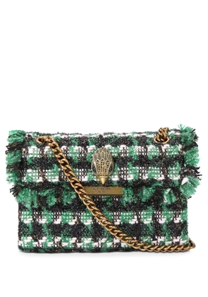 Kurt Geiger London Mini Kensington tweed bag - Green