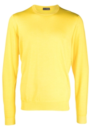 Drumohr crew-neck merino wool jumper - Yellow