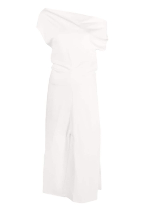 Proenza Schouler Rosa cowl-neck crepe maxi dress - White