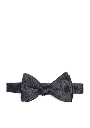 Eton Silk Bow Floral-Pattern Tie