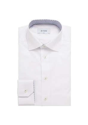 Eton Cotton Contrast-Lining Shirt