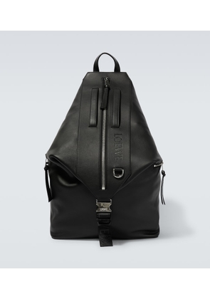 Loewe Debossed leather backpack