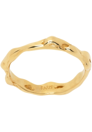 FARIS Bronze Lava Band Ring