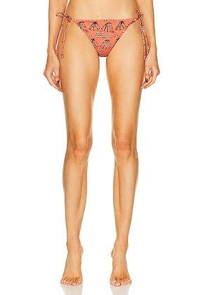Ulla Johnson Brynn Bikini Bottom in Rosa - Coral. Size L (also in S, XS).