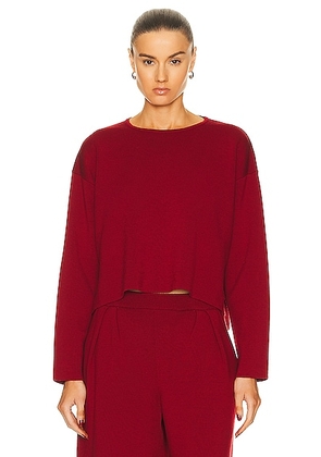 Max Mara Angelo Sweater in Dark Red - Red. Size L (also in S, XS).