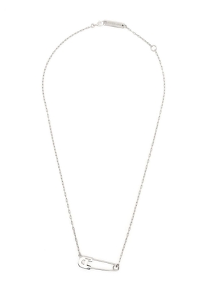 AMBUSH Safety Pin-charm necklace - Silver