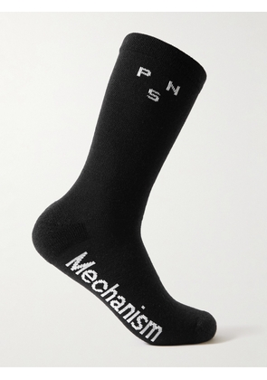 Pas Normal Studios - Mechanism Thermal Merino Wool-Blend Cycling Socks - Men - Black - S