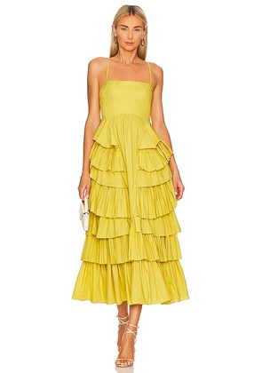 Ulla Johnson Avery Gown in Yellow. Size 4.